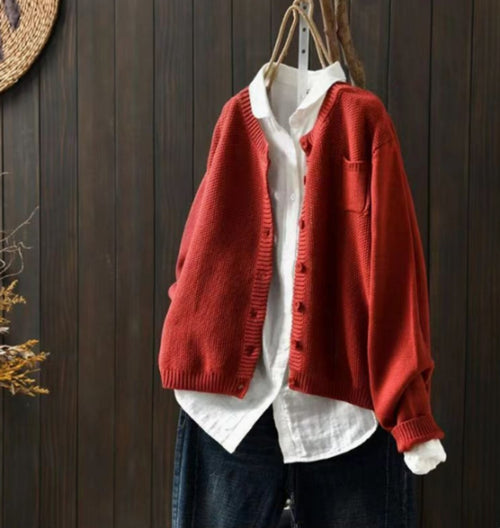 Willow | Women's Oversized Button-Up Knit Cardigan