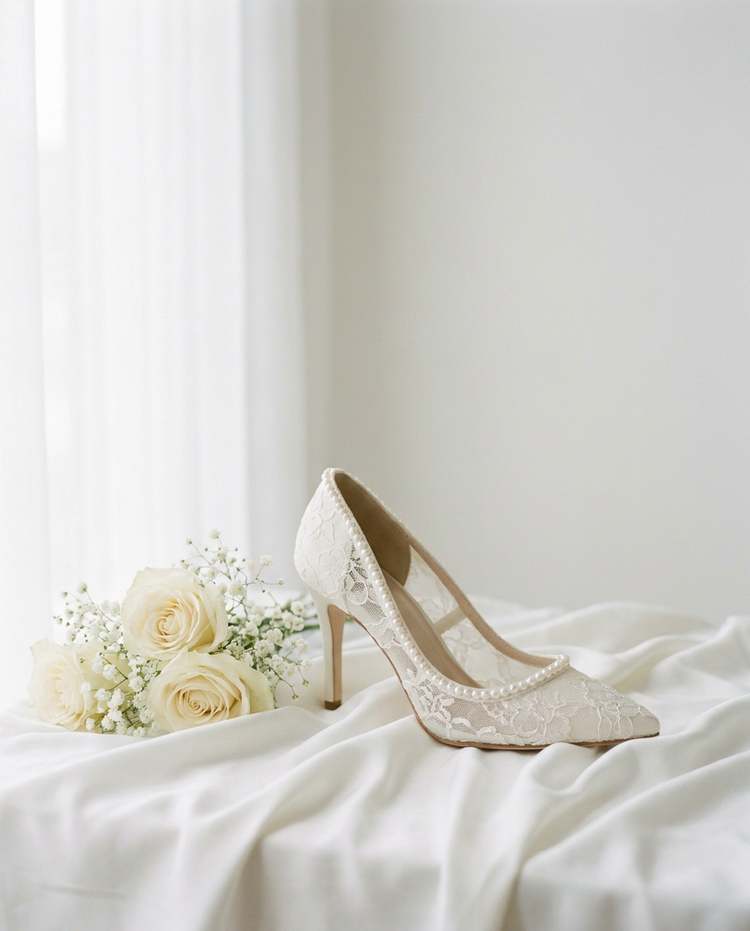 Bridal heels editorial