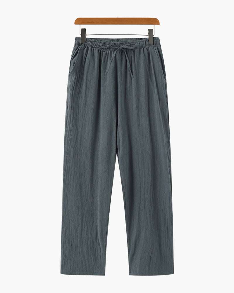 Laurence | Relaxed Wide-Leg Linen Trousers
