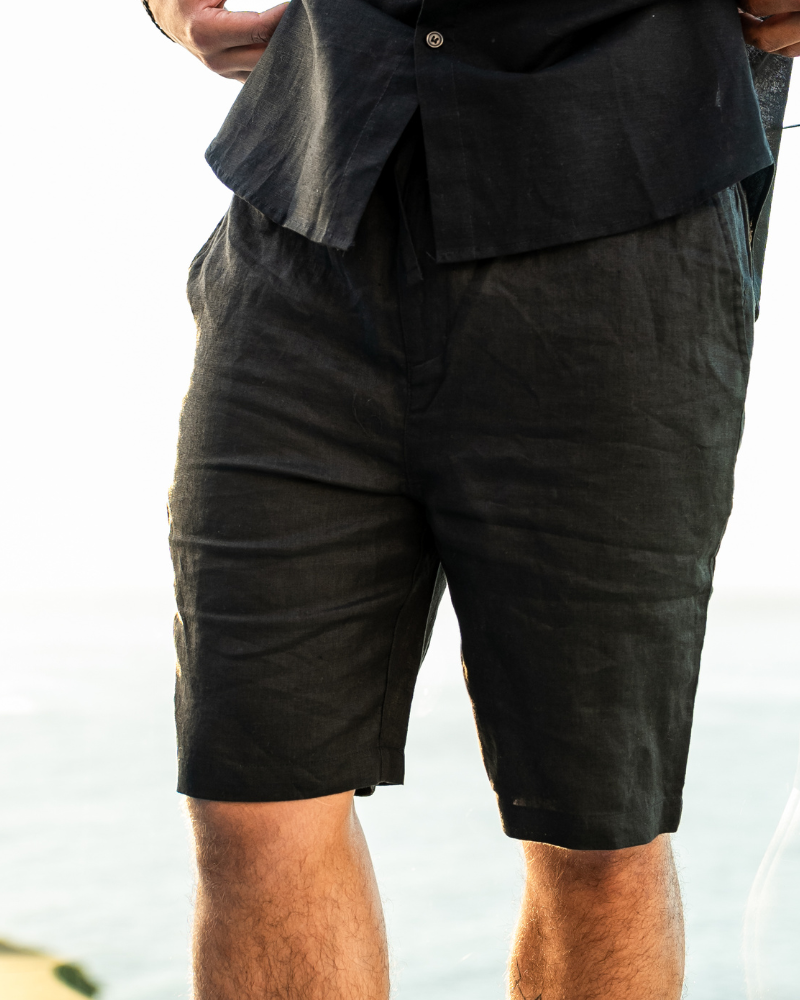 Benedict | Casablanca Relaxed Linen Shorts