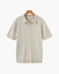 Frederick | Ribbed Knit Polo Shirt