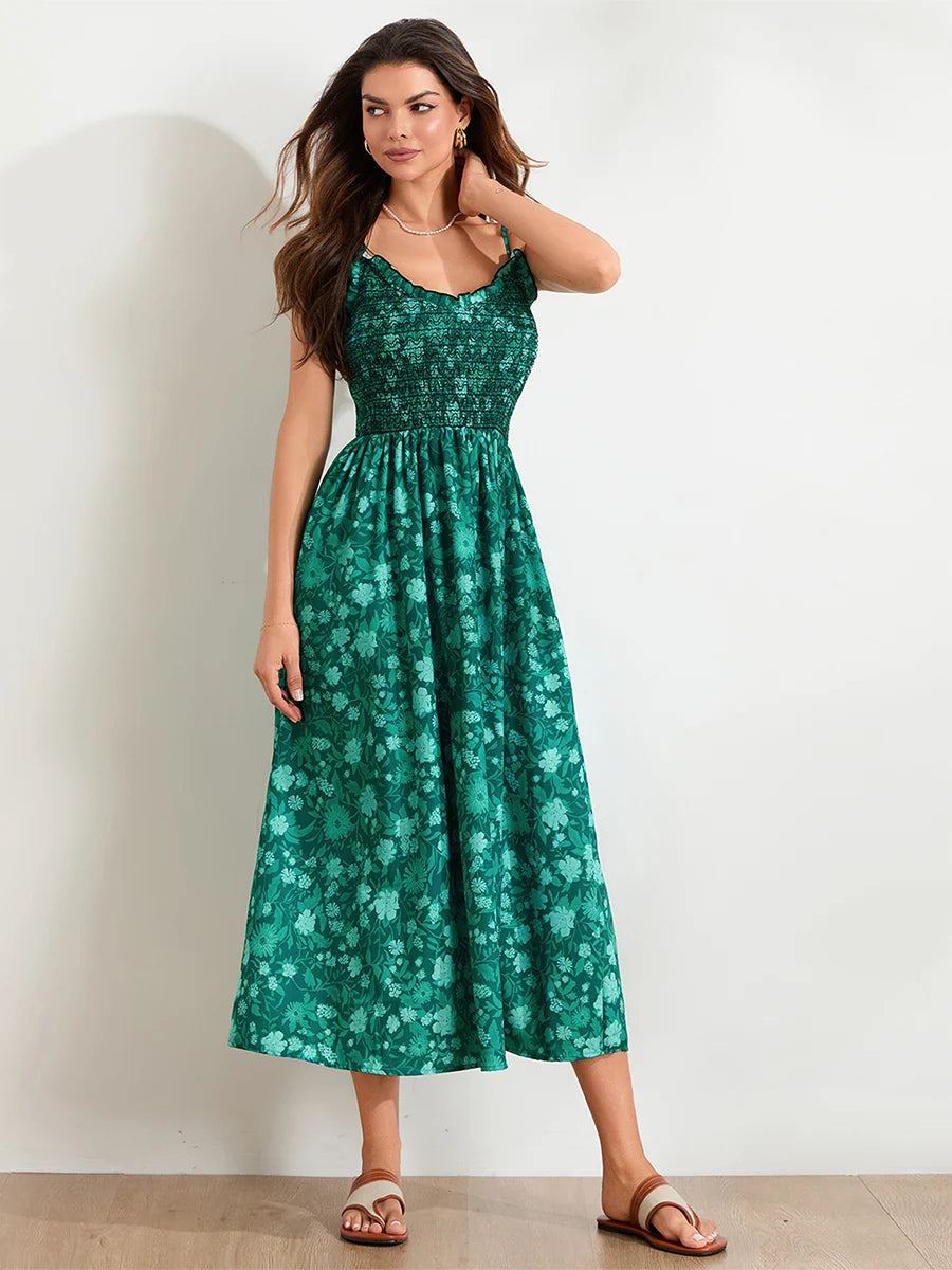 Vivienne | Flowing Floral Maxi Dress