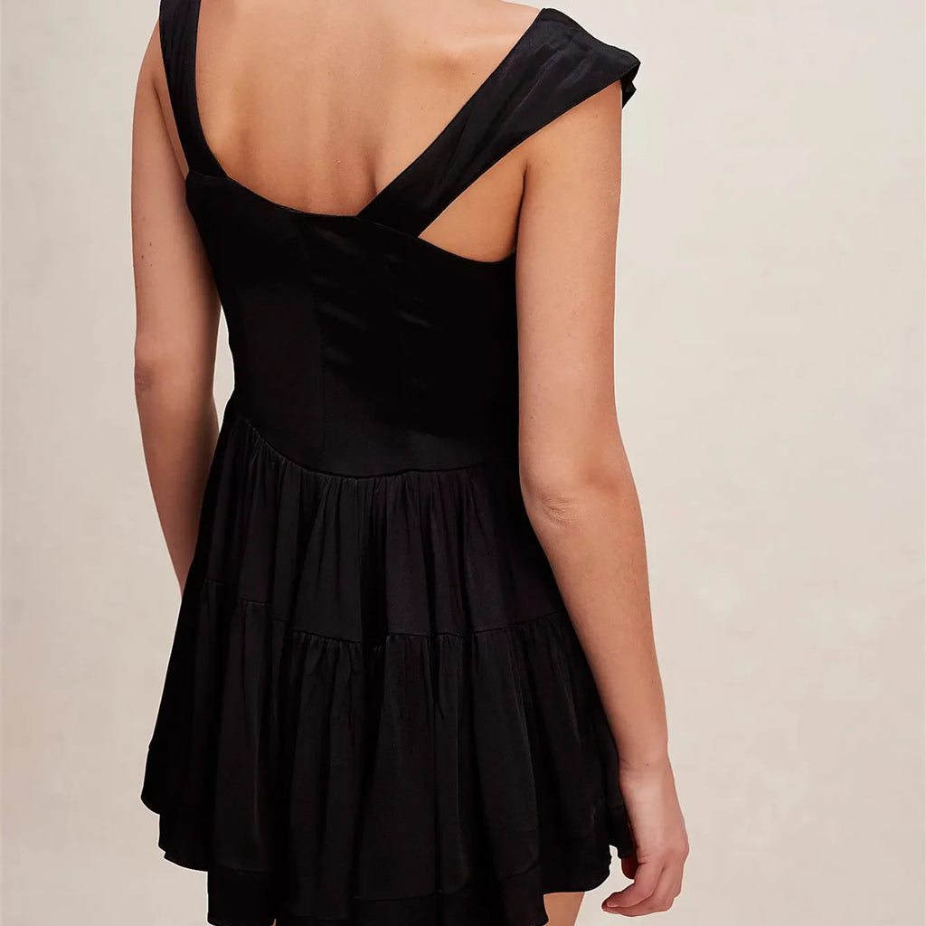 Margot | Floral Lace Trim Romper
