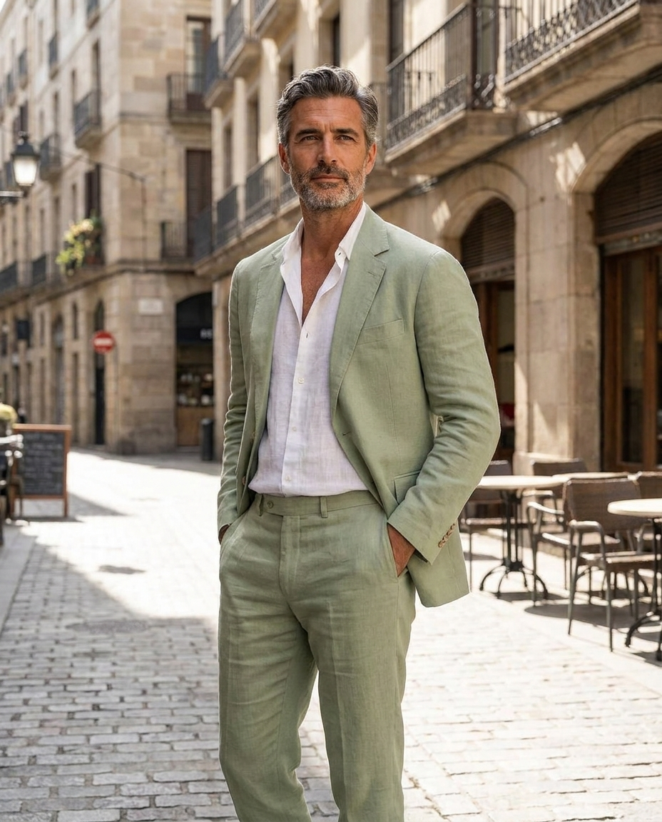 Grant | Men's Two Piece Tailored Suit Set