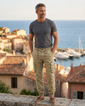 Alexander | Men's Black Cargo Jogger Pants