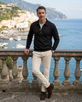 Daniel | Men's Premium Textured Quarter Zip Top