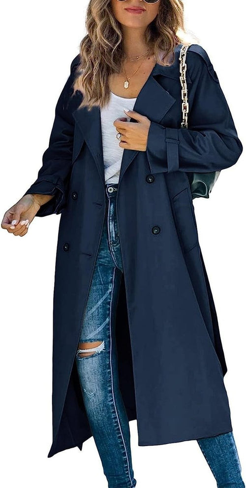 Ella | Women's Oversized Double-Breasted Belted Trench Coat